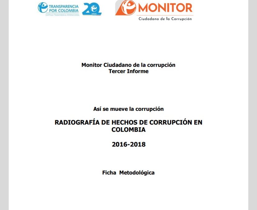 Metodología categorización de Hechos de Corrupción 2016-2018