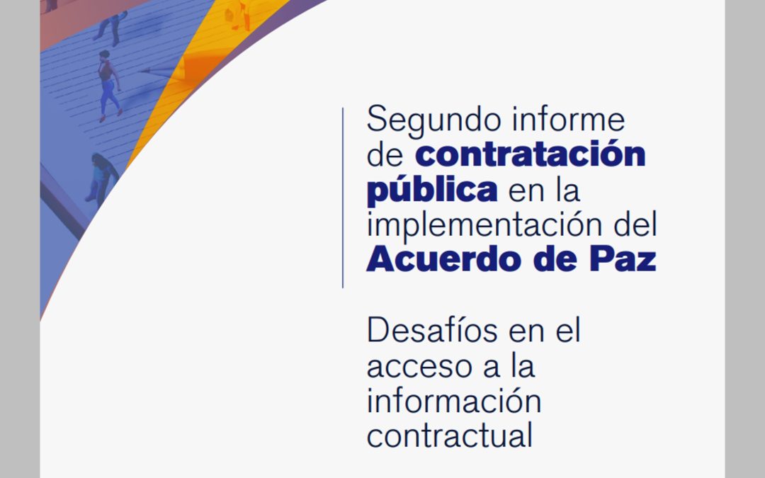 Segundo informe de contratación pública en la implementación del Acuerdo de Paz
